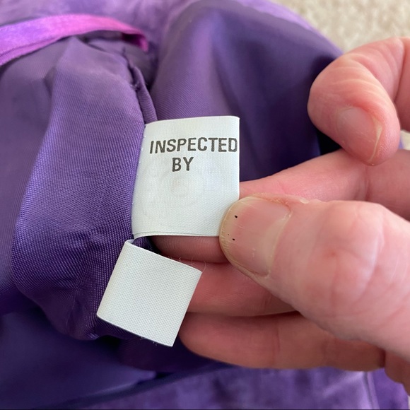 The Limited Skirt Purple Leather Pencil - Picture 11 of 11